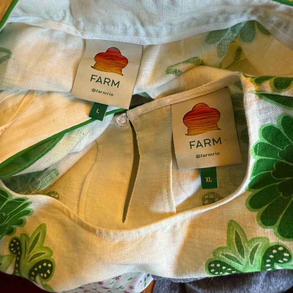 Farm Rio Color Festival Linen Midi Skirt Set - Picture 8 of 13